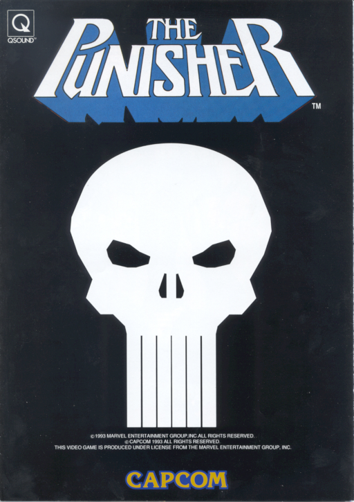 The Punisher (930422 Japan) Arcade Game Cover